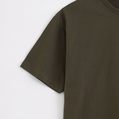 Classic Round Neck T-Shirt – Military Olive