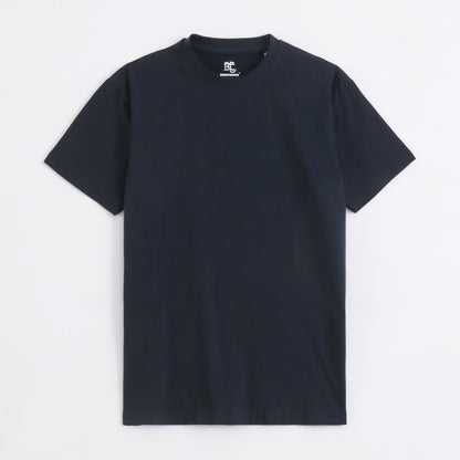 Classic Round Neck T-Shirt – Deep Navy