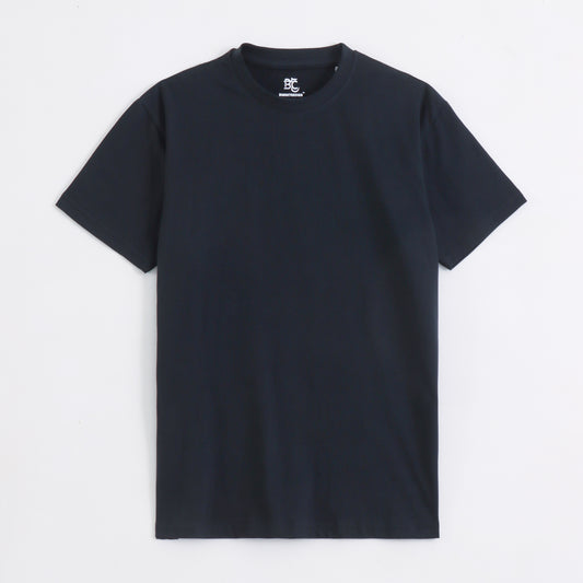 Classic Round Neck T-Shirt – Deep Navy