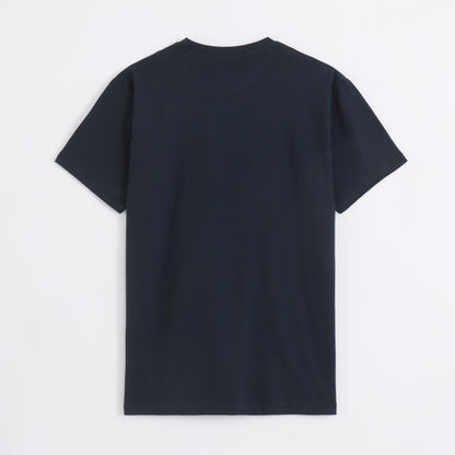 Classic Round Neck T-Shirt – Midnight Black