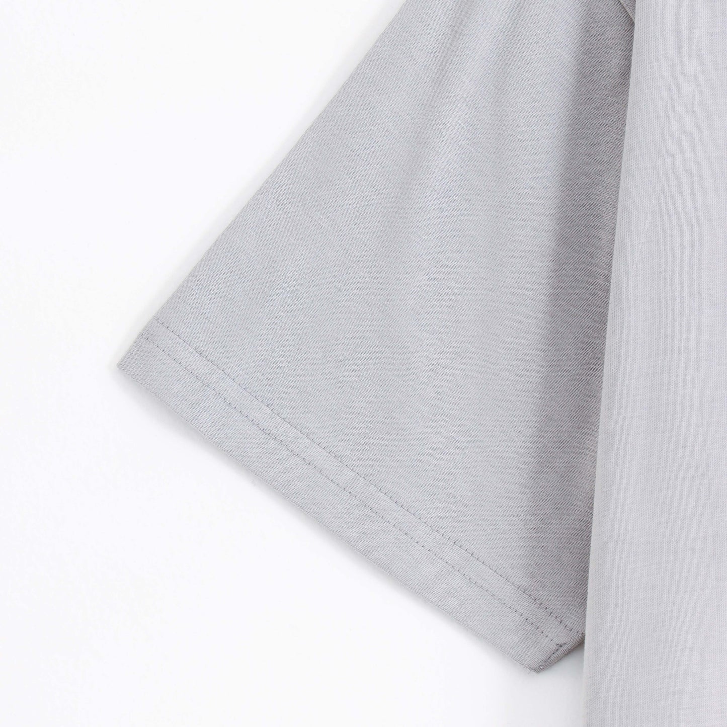 Classic Round Neck T-Shirt – Silver Grey