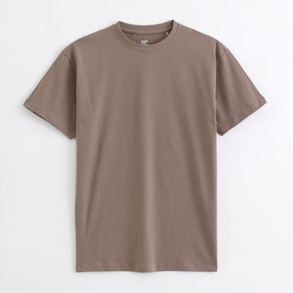 Classic Round Neck T-Shirt – Desert Sand