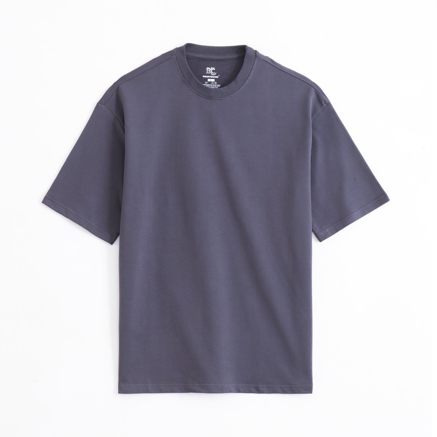 Classic Round Neck T-Shirt – Charcoal Grey