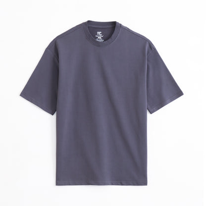 Classic Round Neck T-Shirt – Charcoal Grey