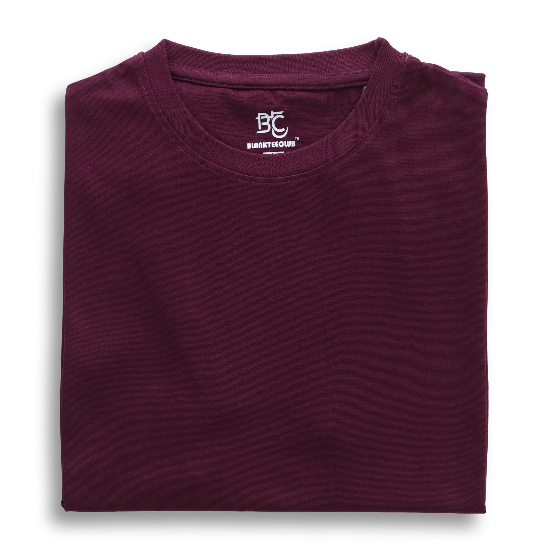 Classic round neck t shirt online at blankteeclub