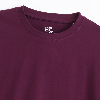 Wine round neck t shirt online at blankteeclub